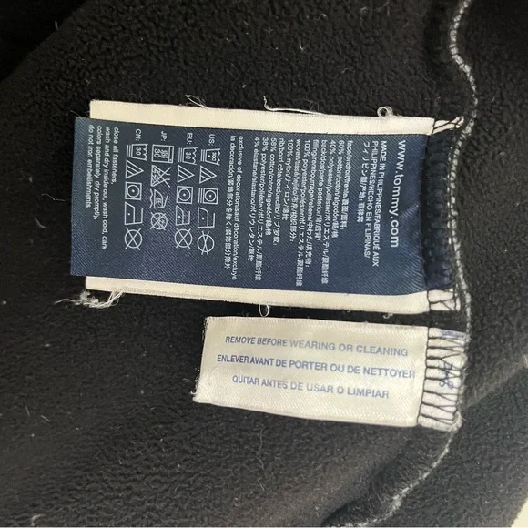 Tommy Hilfiger Men's Black and Gray Zip-Up jacket in size S - Picture 7 of 12